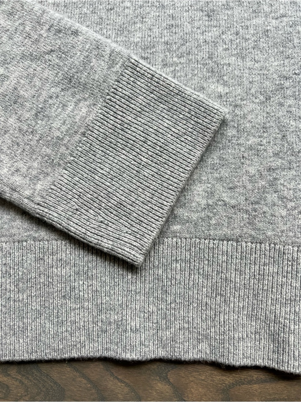 H&M Wool Grey Mock Neck boxy Sweater - Picture 3 of 8